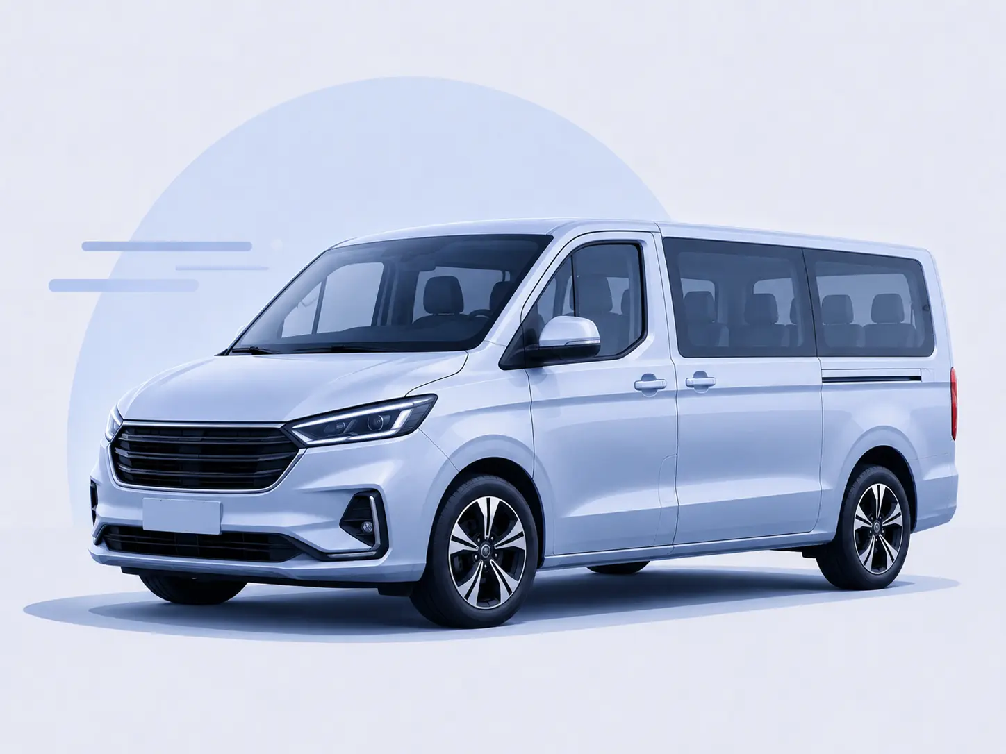 Illustration Minibus 9 places pour RENAULT TRAFIC MINIBUS AUTO